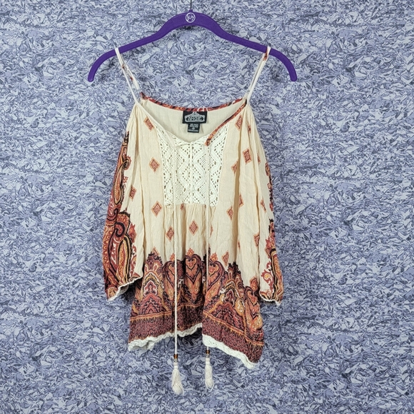 Cold Shoulder Angie Blouse - Picture 1 of 6